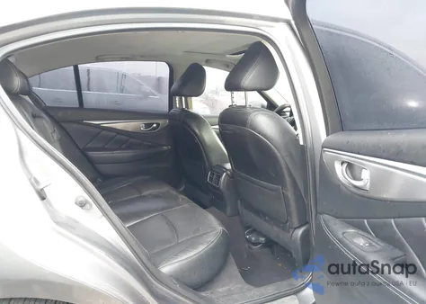 2014 Infiniti Q50 Premium from USA, damaged, VIN JN1BV7ARXEM694098